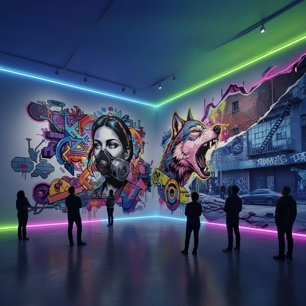 Urban Canvas: Street Art Reimagined